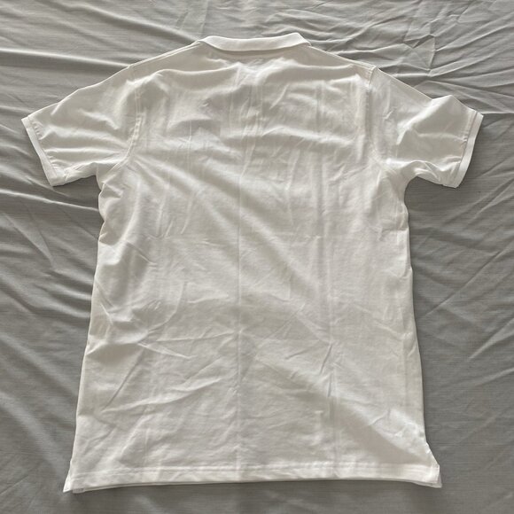 NWT‎ Basque Durango Emblem Clique Polo|White|Size Large - Picture 7 of 10